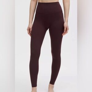 Lululemon Align High Rise 25” pants/leggings. Size 2. Java.